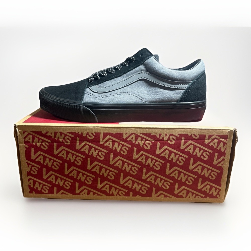 VANS Old Skool Unisex Black/White Size‎ 7 Junior